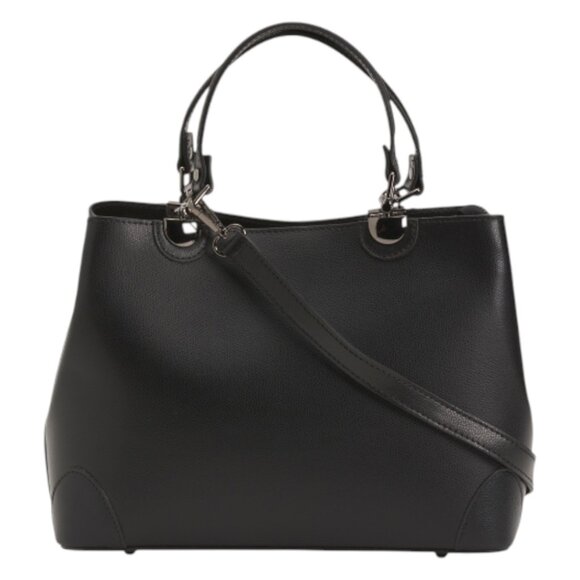 DIVINA FIRENZE Made In Italy Leather Triple Compartment Satchel - Picture 1 of 3